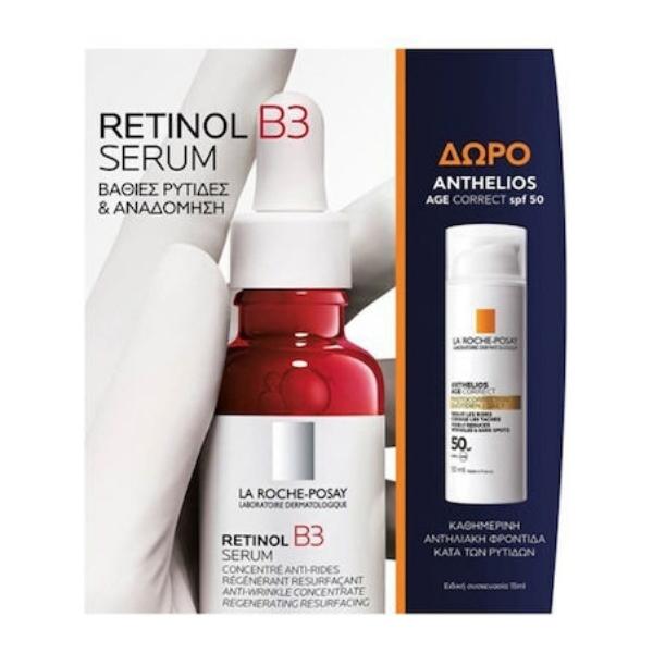Εικόνα της La Roche Posay Retinol B3 Serum 30ml & Anthelios Age Correct 15m