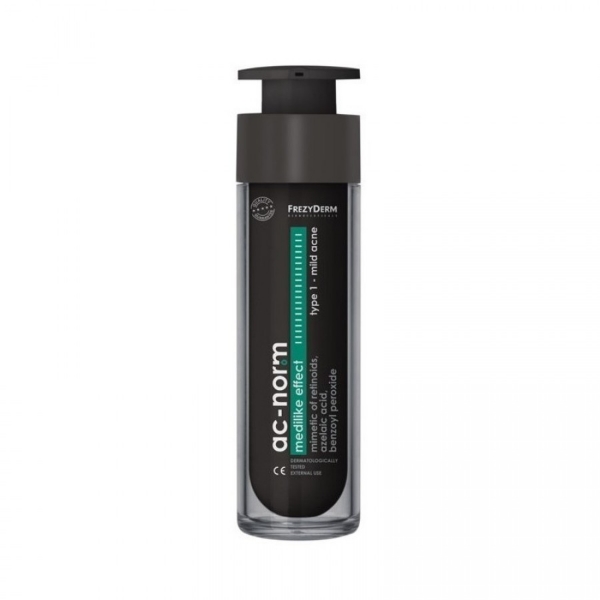Κρέμα προσώπου Frezyderm AC Norm Medilike Effect Type 1 50ml για επιδερμίδα με τάση ακμής, λιπαρότητα και ατέλειες