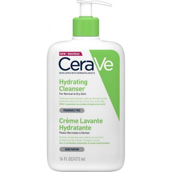 Εικόνα της CERAVE ΚΡΕΜΑ ΚΑΘΑΡΙΣΜΟΥ HYDRATING NORMAL TO DRY SKIN 473ML