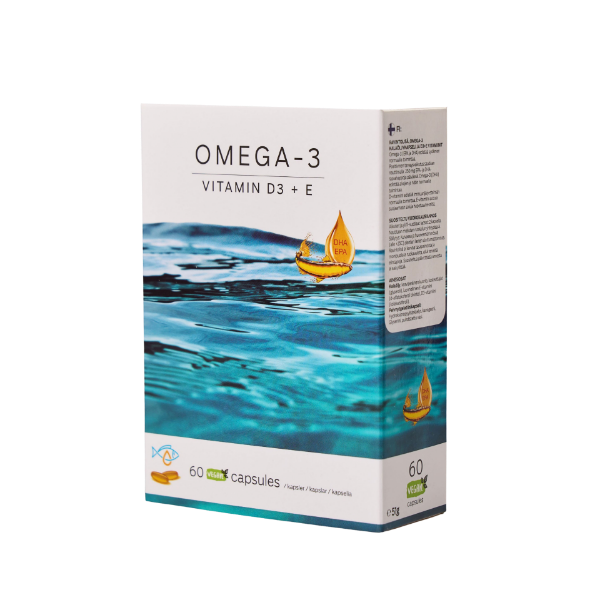 Εικόνα της OMEGA3-D3-E 60 caps (Συμπλήρωμα Διατροφής με Ωμέγα-3)