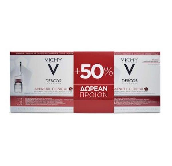 Εικόνα της VICHY ΑΜΠΟΥΛΕΣ ΜΑΛΛΙΩΝ ΚΑΤΑ ΤΗΣ ΤΡΙΧΟΠΤΩΣΗΣ ΓΙΑ ΓΥΝΑΙΚΕΣ 33Χ6ML