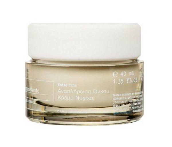 Εικόνα της KORRES White Pine Night Cream Λευκή Πεύκη Κρέμα Νύχτας 40ml