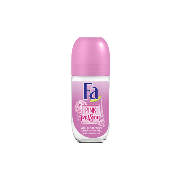 Εικόνα της Fa Pink Passion Floral Scent (Γυάλινο) Αποσμητικό 48h σε Roll-On