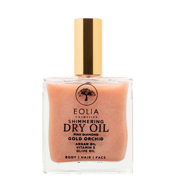 Εικόνα της Eolia Shimmering Dry Oil Gold Orchid Pink Diamond 100ml
