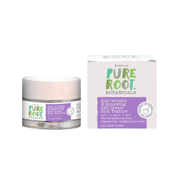 Εικόνα της Ventus Pure Root 24ωρη Αντιρυτιδική & Αναζωογονητική Κρέμα Για Ώριμες Επιδερμίδες