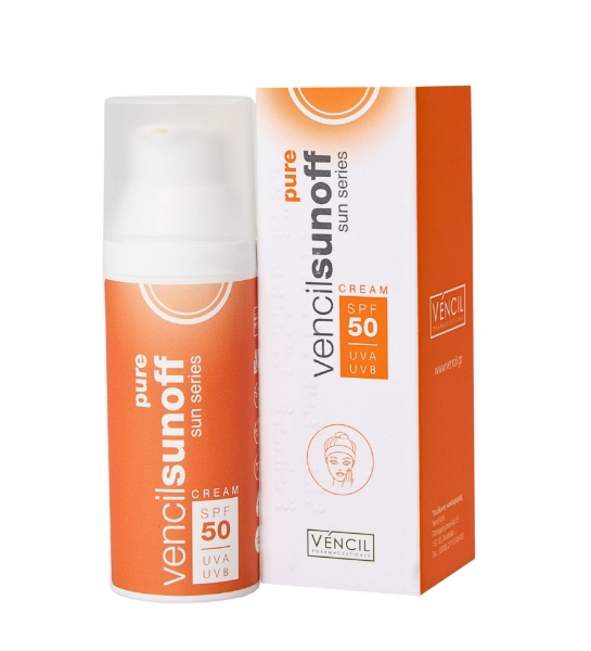 Εικόνα της VENCIL SUNOFF PURE CREAM SPF50 50ML