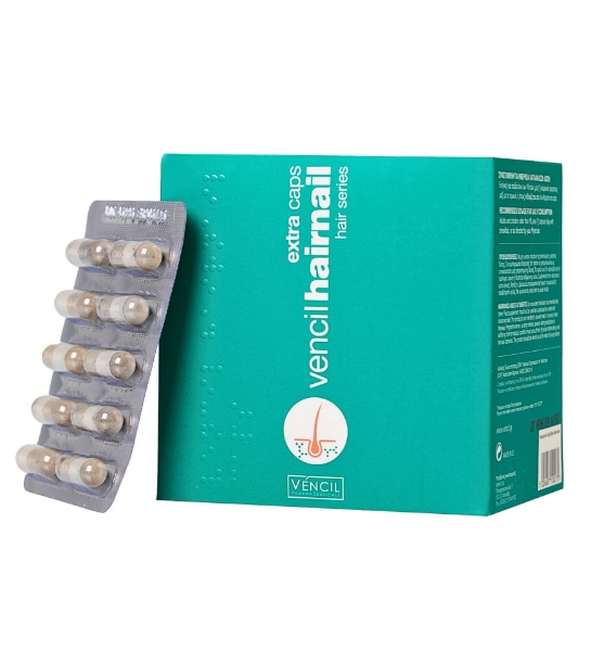 Εικόνα της Vencil Hairnail 90 Extra Caps Συμπλήρωμα διατροφής για μαλλιά