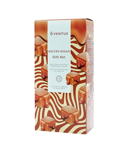 Ventus Molten Sugar Σετ με Body Mist & Κρέμα Σώματος 2τμχ