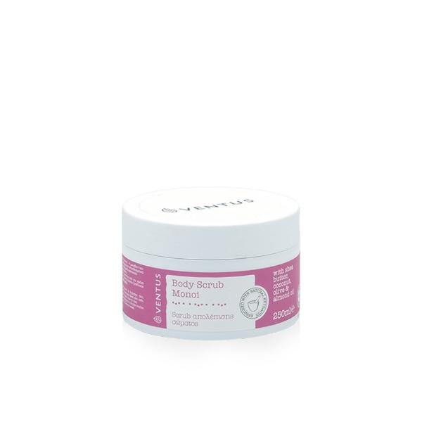 Ventus Monoi Vegan Body Scrub 250ml απολεπιστικό σώματος με άρωμα Monoi