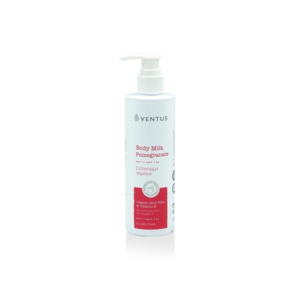 Imel Ventus Pomegranate Vegan Ενυδατικό Γαλάκτωμα Σώματος 250ml με Aloe Vera και άρωμα ροδιού
