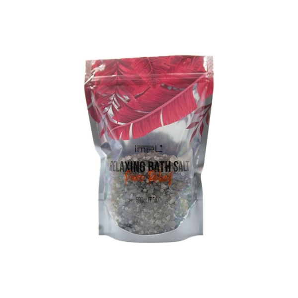 Εικόνα της Άλατα Μπάνιου Imel Pure Relief Μαύρο Γιασεμί 500gr