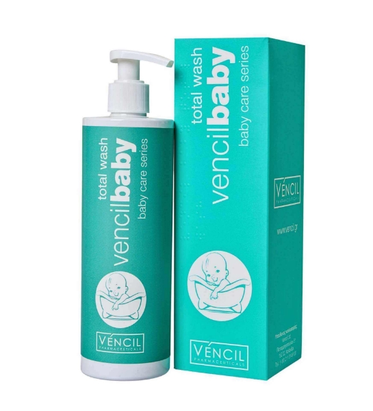 Εικόνα της Vencil Baby Total Wash 400ml Βρεφικό Σαμπουάν & Αφρόλουτρο