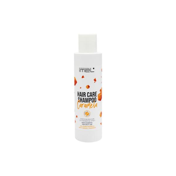 Imel Caramel Vegan σαμπουάν 200ml με άρωμα καραμέλας για συχνό λούσιμο