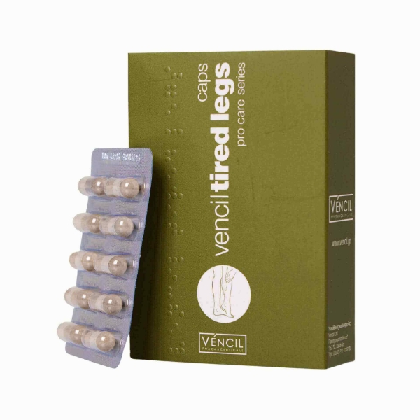 Εικόνα της Vencil Tired Legs 30 Caps Συμπλ. Διατροφής Κουρασμένα Πόδια