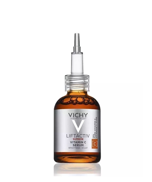 Αντιγηραντικό serum προσώπου Vichy Liftactiv Supreme 20ml με βιταμίνη C και βιταμίνη E για λάμψη και φροντίδα θαμπής επιδερμίδας