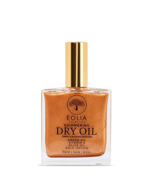 Εικόνα της EOLIA Shimmering Dry Oil Gold Orchid Greek Sun Kissed 100ml
