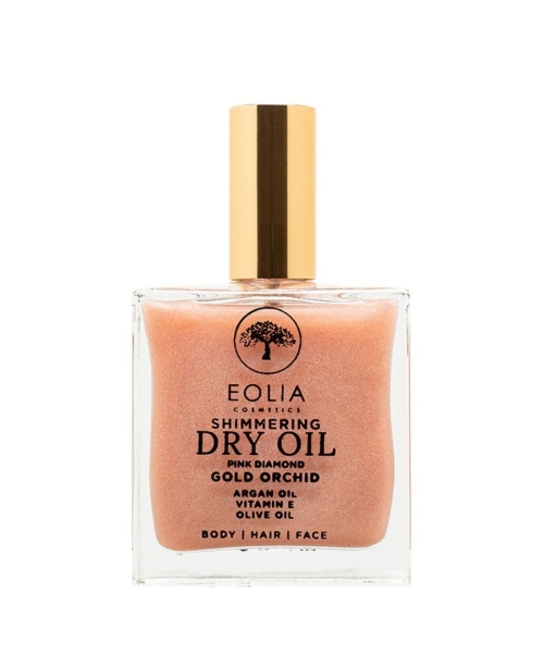 Εικόνα της EOLIA Shimmering Dry Oil Gold Orchid Pink Diamond 100ml