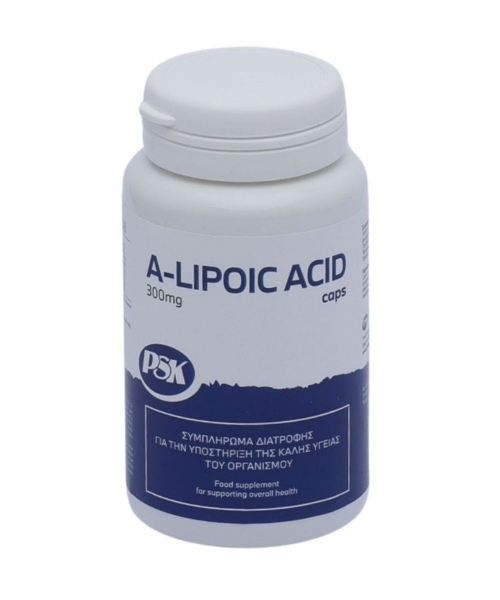 Εικόνα της PSK A-Lipoic Acid 60 Caps με A-Λιποϊκό, Βιταμίνες & Ιχνοστοιχεία