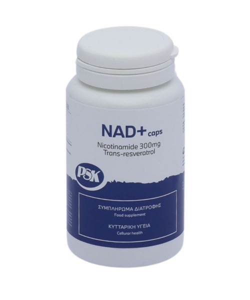 Εικόνα της PSK NAD+ 60 Caps Συμπλήρωμα για Φυσική Παραγωγή Ενέργειας