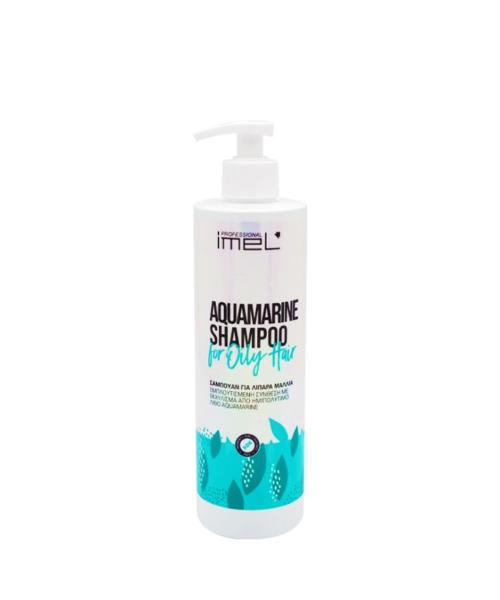 Imel Aquamarine Vegan σαμπουάν 500ml για λιπαρά μαλλιά