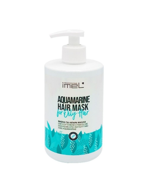 Εικόνα της Imel Aquamarine Hair Mask For Oily Hair 500ml