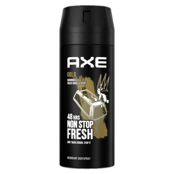 Εικόνα της Axe Gold Oud Wood & Dark Vanilla Αποσμητικό 24h σε Spray 150ml
