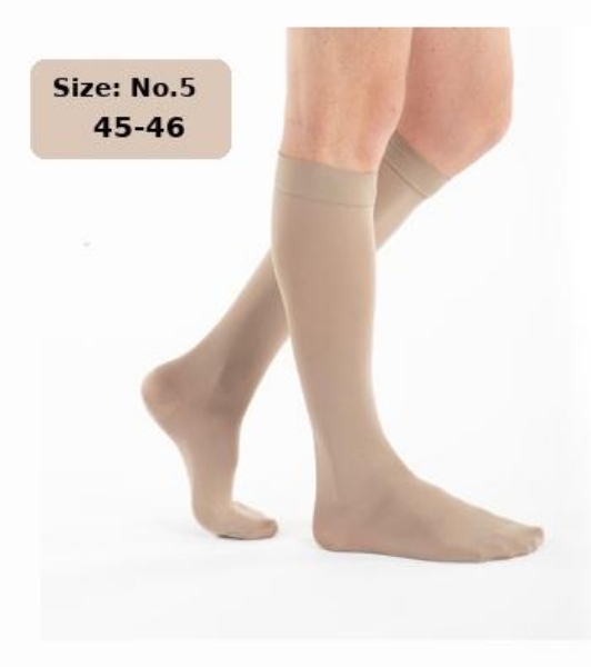 Κάλτσες διαβαθμισμένης συμπίεσης για υποστήριξη της φλεβικής κυκλοφορίας και άνεση στα πόδιαGloria Med 15-20mmHg μπεζ