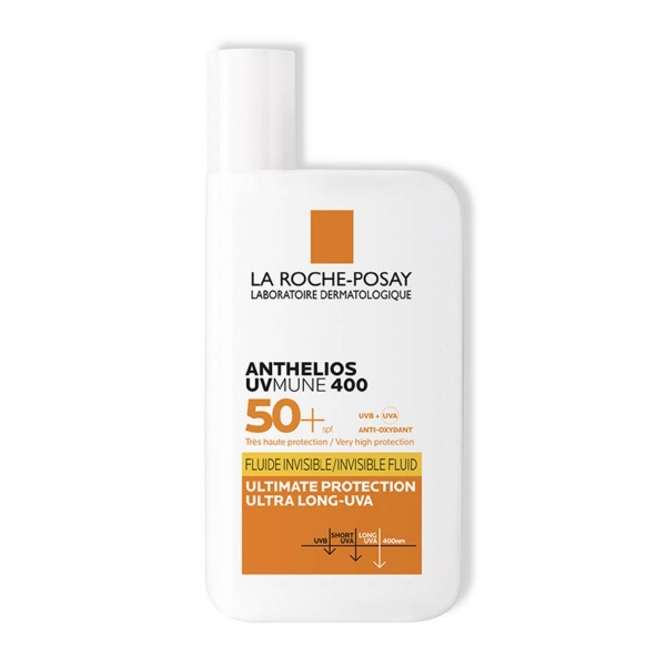 Αντηλιακό προσώπου SPF50+ Invisible Fluid Anthelios UVMune 400 La Roche-Posay 50ml