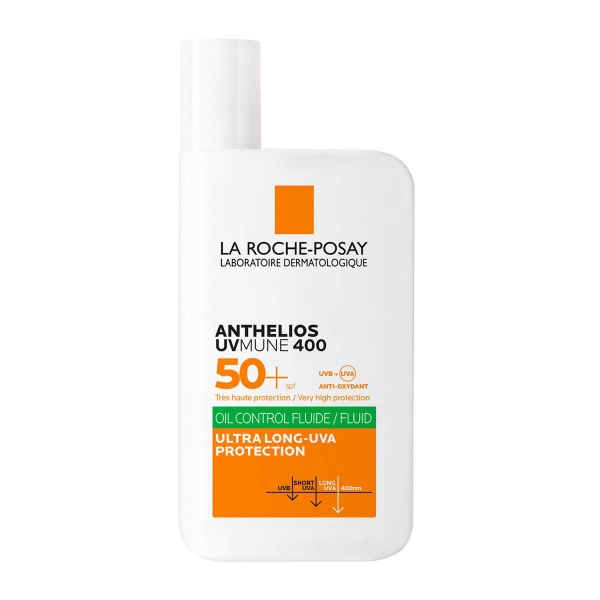 Αντηλιακό προσώπου SPF50+ Oil Control για λιπαρό δέρμα Anthelios UVMune 400 La Roche-Posay 50ml