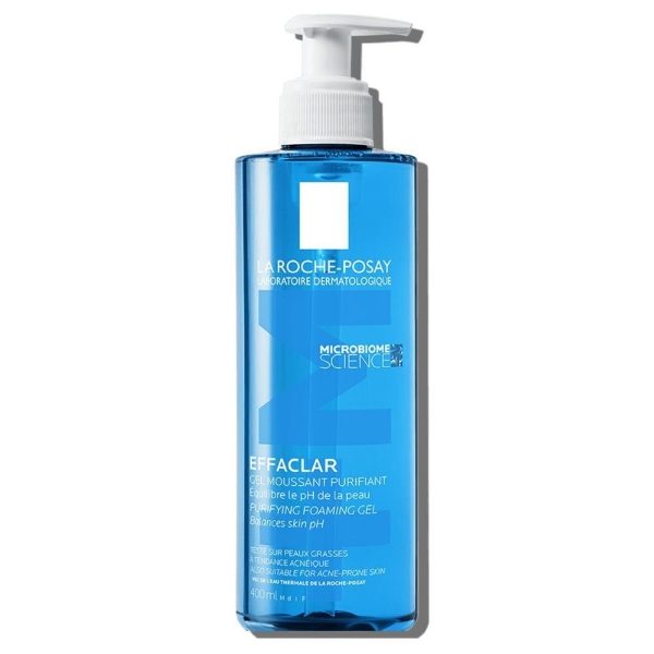 Gel καθαρισμού προσώπου Effaclar για λιπαρό δέρμα με τάση ακμής La Roche-Posay 400ml