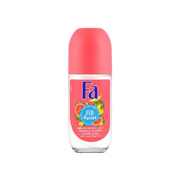 Αποσμητικό roll-on Fa Fiji Dream Ylang Ylang 50ml με 48ωρη προστασία και εξωτικό άρωμα ylang ylangFa Fiji Dream Ylang Ylang Roll-On Αποσμητικό 50ml