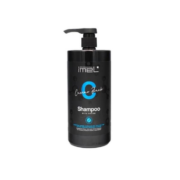 Imel Caviar Black σαμπουάν 1000ml με εκχύλισμα χαβιαριού για ταλαιπωρημένα μαλλιά